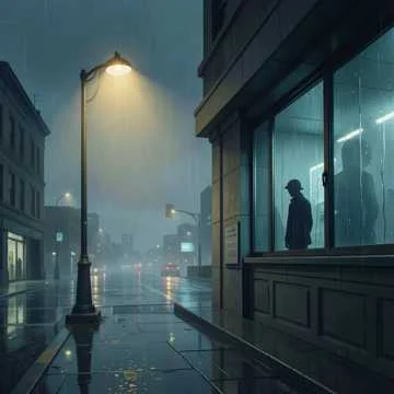 Ночь давит на город, и мысли как гром,