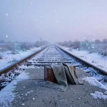 Снег на рукаве