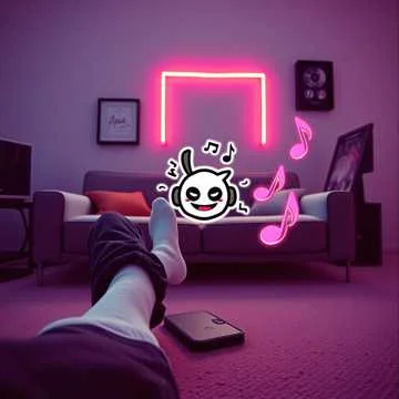 Сидит девчонка на диване белые носки черные джинсы и футболка,фанатеет по Юрию…