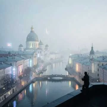 Сэйнт Пи. Я люблю этот город в тумане.
