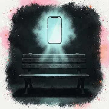 Сижу на лавке — холодно, скучно, темно,