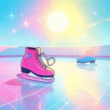 Наступило лето жаркие деньки, фигуристы с пляжей бегут точить коньках