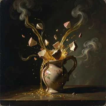 Сидела я в кувшине, как дура, пыль глотала,