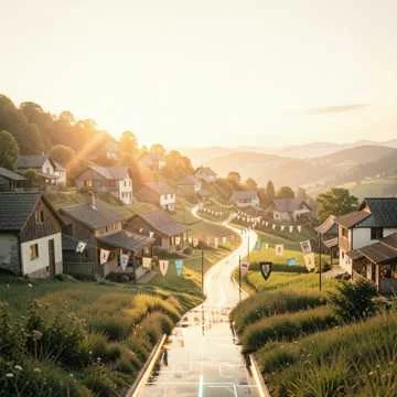 На пригорке стоит селО родное