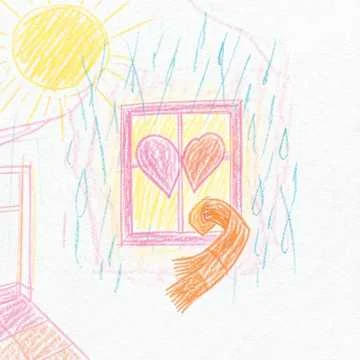 В твоих ладонях таял мой страх, И двор был тих, И шёл мелкий дождь .Мы прятали…