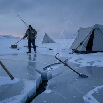 Табага, ночь, мороз кусает за нос,