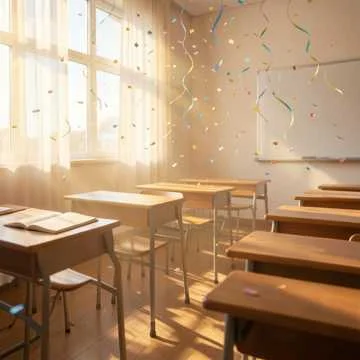 Сегодня в классе светло,