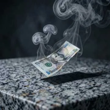 Ночь на районе, фонари будто плавятся,
