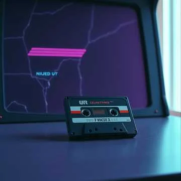 Glitch ambient music, slow to mid tempo, melancholic synth pads, fragmented…