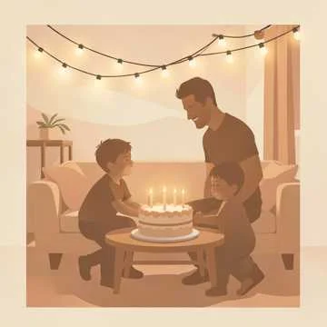 С днем рожденья, любимый, мой самый родной,Сегодня твой праздник, ты мой…