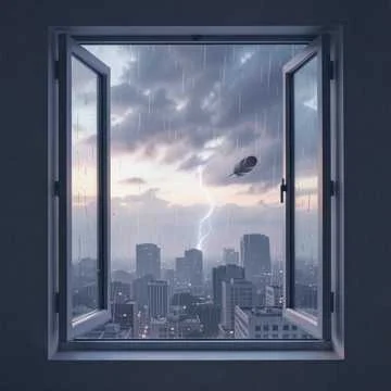 А может быть порывом ветра,