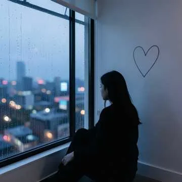 Тёмно-русые пряди ложатся на плечи,
