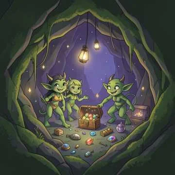Deep deep deep, in the goblin cave