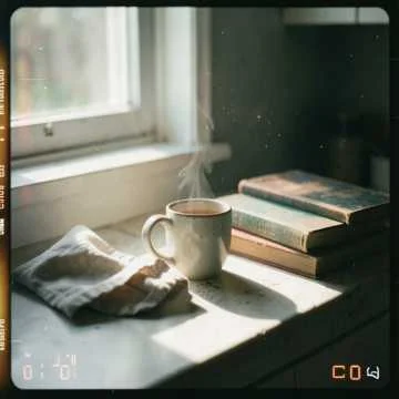 С утра на кухне свет