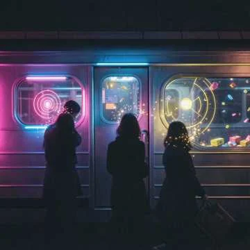 Зашли в метро — и тишина