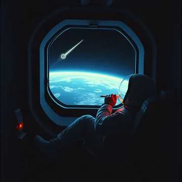 Приснилось как будто я была космонавтом и видела из космоса нашу планету, но…