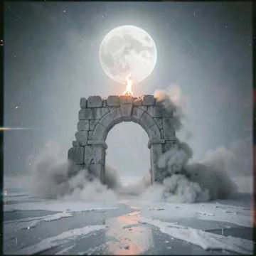 Город уснул под тяжелой луной,