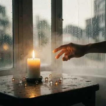 Squeeze a warm palm