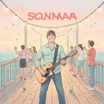 Конечно! Вот песня для Максима — заводная, летняя, чтобы подпевать с друзьями.