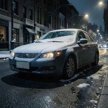 Спят машины под снегом…