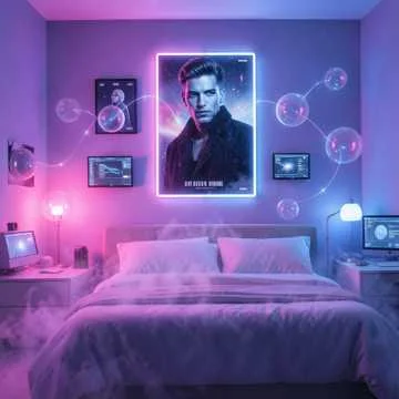 Lying on the bed, as if on feathers in the clouds,