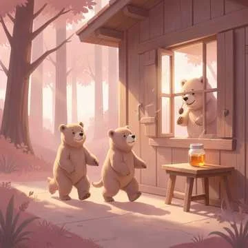 Три медведя шли домой