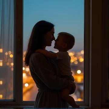 Тихий вечер за окном, засыпает город наш,