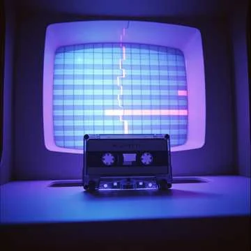 Glitch ambient music, slow to mid tempo, melancholic synth pads, fragmented…