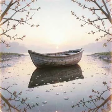 А кораблик плывёт по луже и наступила весна