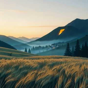 Там, где склон встречает день,