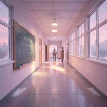 За окном метель кружила