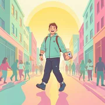 Саша влетает в рассвет, как будто по тревоге