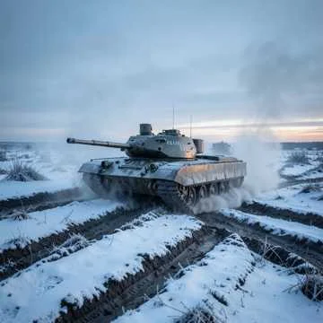 В снегу стоял январь.