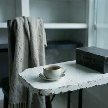 В чашке остыл чай