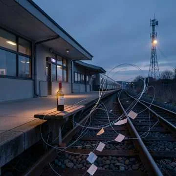 В даль провожая поезда,в туман уносится дорога. а за спиною,где-то там поют…
