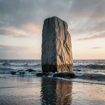 Ты словно молчаливая скала,