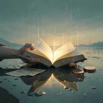 Ариша смотрит в дождь, как в книгу без страниц