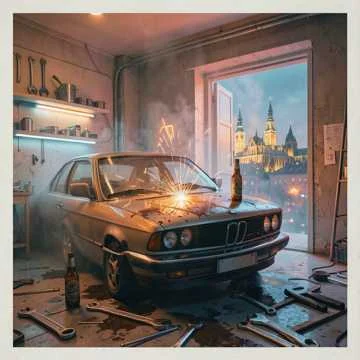 В боксе пахнет маслом, здесь Дима — местный гений,