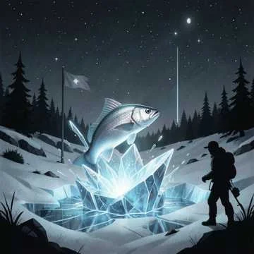 Табага, ночь, мороз кусает за нос,