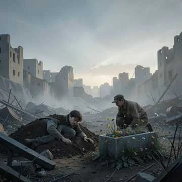 Под звёздами чёрными шли до рассвета, Не зная, увидят ли новый восход. Два…