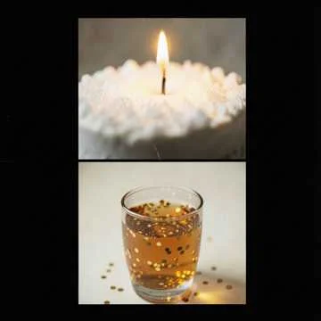 Сегодня стол ломится в цветах