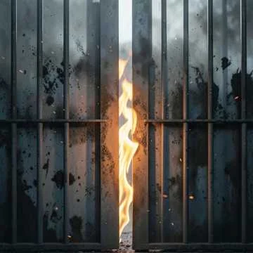 Утро режет двор,