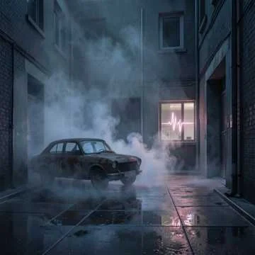 Во дворе густой дым