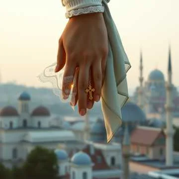 Я в платке, а ты с крестом,