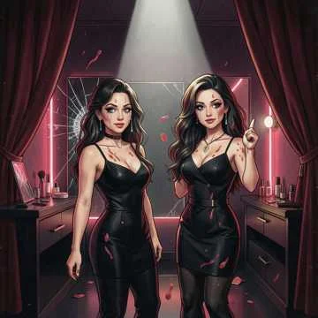 Куплет 1 (Подруга 1 — тихо, с надрывом)