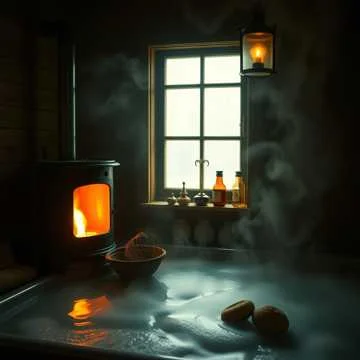 За окошком вьюга злая