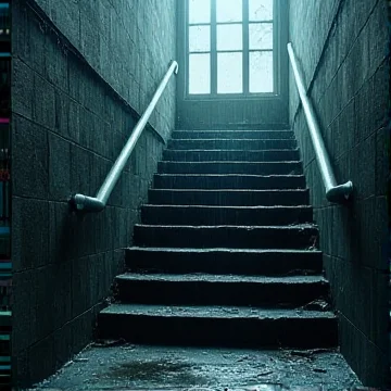 Холодный подъезд, на стенах нацарапано «жди».