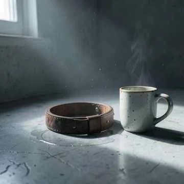 На кухне тишина, и в чашке стынет чай
