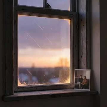 За окном догорает несмелый закат,