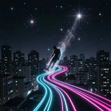 В ночи, когда сияют звёзды,
